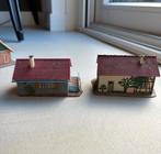 Modelspoor huisjes - diverse merken, Hobby en Vrije tijd, Modeltreinen | H0, Overige merken, Gebruikt, Gelijkstroom, Brug, Tunnel of Gebouw