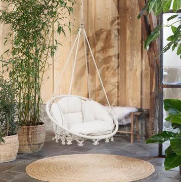 Hanging Chair/Hangstoel met kussen (NIEUW!) beschikbaar voor biedingen