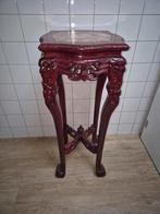 Chinese houten bijzettafel kruk, Ophalen