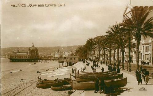 (381-203-035) Nice Quai des Etats-Unis, Verzamelen, Ansichtkaarten | Buitenland, Frankrijk, Verzenden