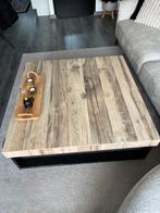 Vierkante houd salon tafel, Huis en Inrichting, Tafels | Salontafels, 50 tot 100 cm, Vierkant, Ophalen of Verzenden, Zo goed als nieuw