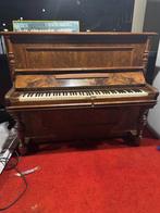 Antieke noten houten piano julius feurich leipzig, Muziek en Instrumenten, Piano's, Gebruikt, Bruin, Ophalen of Verzenden, Piano