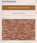 GEZOCHT bakstenen Moduul 50 Oud Brabant bruin rood, Doe-het-zelf en Verbouw, Metselstenen, Ophalen, Zo goed als nieuw, Bakstenen