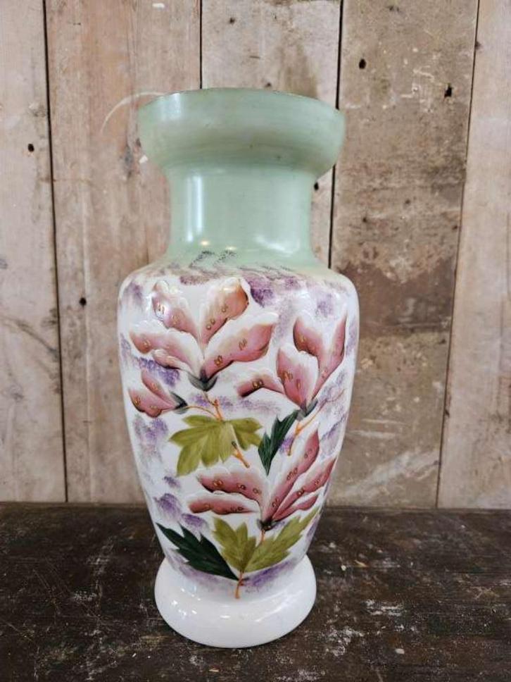 franse opaline vaas``WOONWINKEL RUSTIEK``, Antiek en Kunst, Curiosa en Brocante, Ophalen of Verzenden