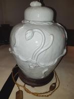 Antiek keramiek Lotus Flower lamp Frederick Cooper, Ophalen of Verzenden