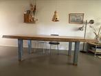 eikenhouten tafel 250 cm, Huis en Inrichting, Ophalen, Gebruikt, 100 tot 150 cm, Industrieel landelijk