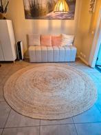 Mooi rond jute vloerkleed van Volero 200 cm doorsnee, Huis en Inrichting, Stoffering | Tapijten en Kleden, Ophalen, Gebruikt, Rond