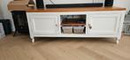 Tv meubel, Huis en Inrichting, Kasten | Televisiemeubels, Ophalen, 100 tot 150 cm, Teakhout, 25 tot 50 cm