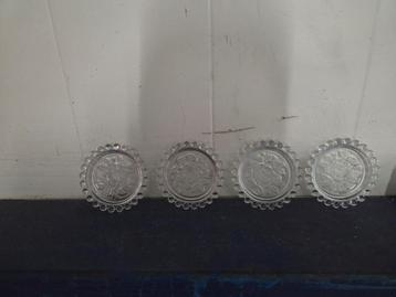 Imperial Glass Candlewick Onderzetters - Set van 4 beschikbaar voor biedingen