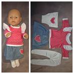 Poppenkleding handgemaakt nieuw voor 43cm pop baby born, Kinderen en Baby's, Speelgoed | Poppen, Ophalen of Verzenden, Nieuw, Babypop