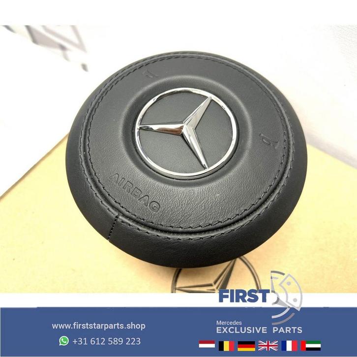 STUUR AIRBAG LEER A45s CLA45s GLA45s C63s E63s GLC63s GLE63s, Auto-onderdelen, Dashboard en Schakelaars, Mercedes-Benz, Gebruikt
