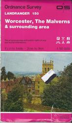 Pl2 plattegrond worcester - the malverns engeland 1989, Ophalen of Verzenden, Gelezen, Landkaart