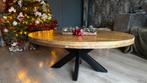 Mango salontafel ovaal, Huis en Inrichting, Tafels | Eettafels, Ophalen, 100 tot 150 cm, 50 tot 100 cm, Zo goed als nieuw
