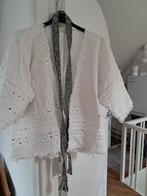Jas/colbert wit/creme M Bershka, Maat 38/40 (M), Wit, Zo goed als nieuw, Jasje