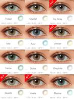 Kleurlenzen queen hidrocor blauw groen bruin hazel, Ophalen of Verzenden, Nieuw, Ogen