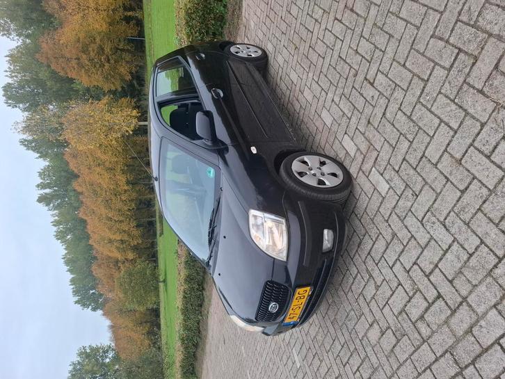 Kia Picanto 1.1 AUT 2006 Zwart, Auto's, Kia, Particulier, Picanto, Airbags, Bluetooth, Centrale vergrendeling, Elektrische ramen