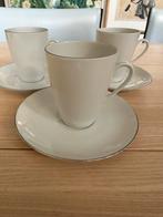 3 kop en schotels Mosa, Noblesse, Edmond Bellefroid 1957, Ophalen of Verzenden, Zo goed als nieuw, Overige stijlen, Kop(pen) en/of Schotel(s)