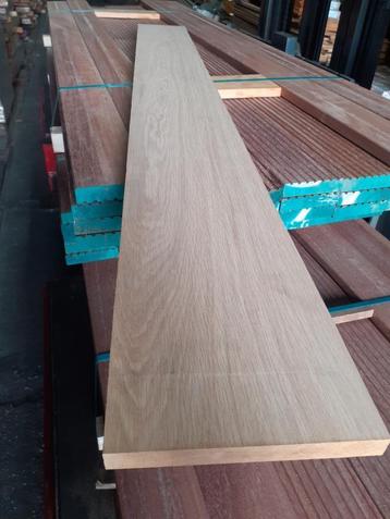 Eiken planken geschaafd 1A kwaliteit 2.5x24x225 cm - Op=Op  beschikbaar voor biedingen