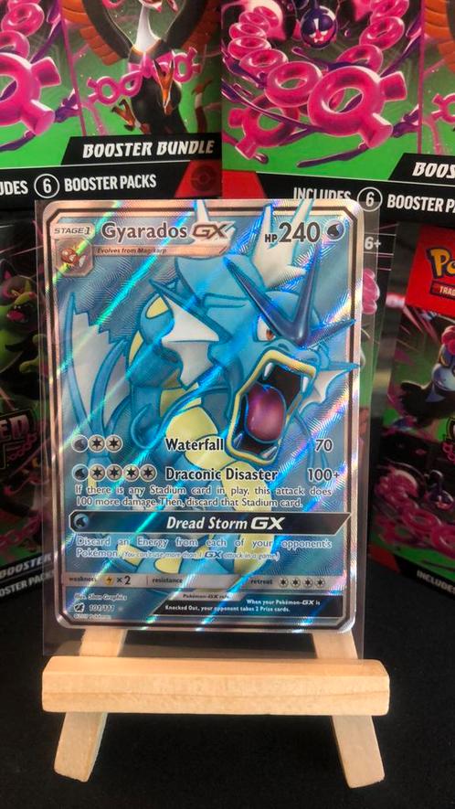 Gyarados GX, Hobby en Vrije tijd, Verzamelkaartspellen | Pokémon, Zo goed als nieuw, Verzenden