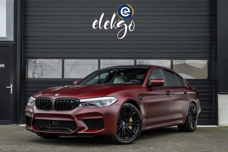 BMW 5-serie M5 First Edition|Carbon|Keramisch|360|B&W|Massag, Auto's, BMW, Bedrijf, Te koop, 5-Serie, 360° camera, 4x4, ABS, Achteruitrijcamera