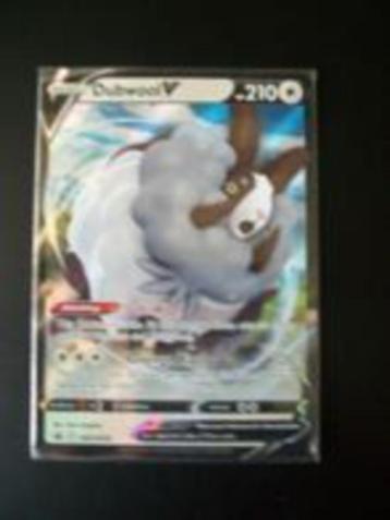 4545: nieuwe pokemon kaart DUBWOOL V hp 210 SWSH049 beschikbaar voor biedingen