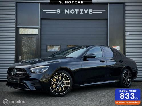 Mercedes-Benz E-Klasse E300 333pk 9G 2023 Zwart AMG Zeer vol, Auto's, Mercedes-Benz, Bedrijf, Te koop, E-Klasse, 360° camera, ABS