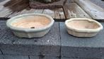 2 vintage bonsai schalen, Rond, Ophalen of Verzenden, Zo goed als nieuw, Minder dan 25 cm