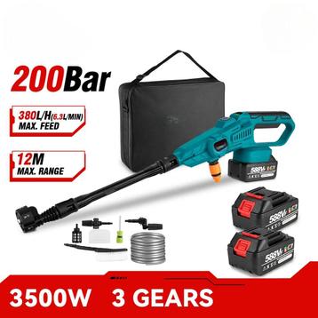 Hogedrukreiniger 200 Bar Draadloos - Makita 18V beschikbaar voor biedingen