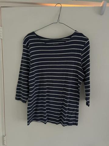 Shirt blauw met wit maat XL beschikbaar voor biedingen