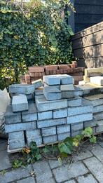 Grijze tegels klinkers - 120 stuks gratis ophalen, Tuin en Terras, Tegels en Klinkers, Ophalen, Gebruikt, 10 m² of meer, Beton