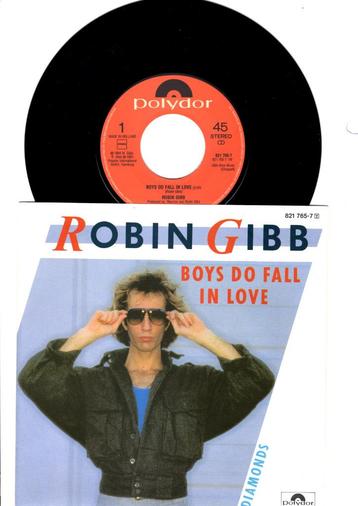 ROBIN GIBB [BEE GEES]- BOYS DO FALL IN LOVE / DIAMONDS [7''] beschikbaar voor biedingen