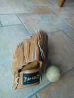 Topstar leren honkbal handschoen incl bal, Sport en Fitness, Honkbal en Softbal, Ophalen of Verzenden, Gebruikt, Honkbal, Handschoen