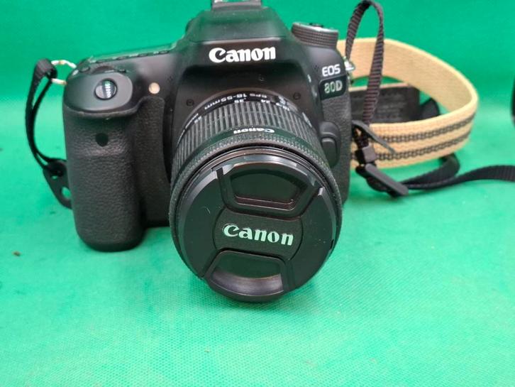 Canon EOS 80D Spiegelreflexcamera, Audio, Tv en Foto, Fotocamera's Digitaal, Gebruikt, Spiegelreflex, Canon, Minder dan 4 keer