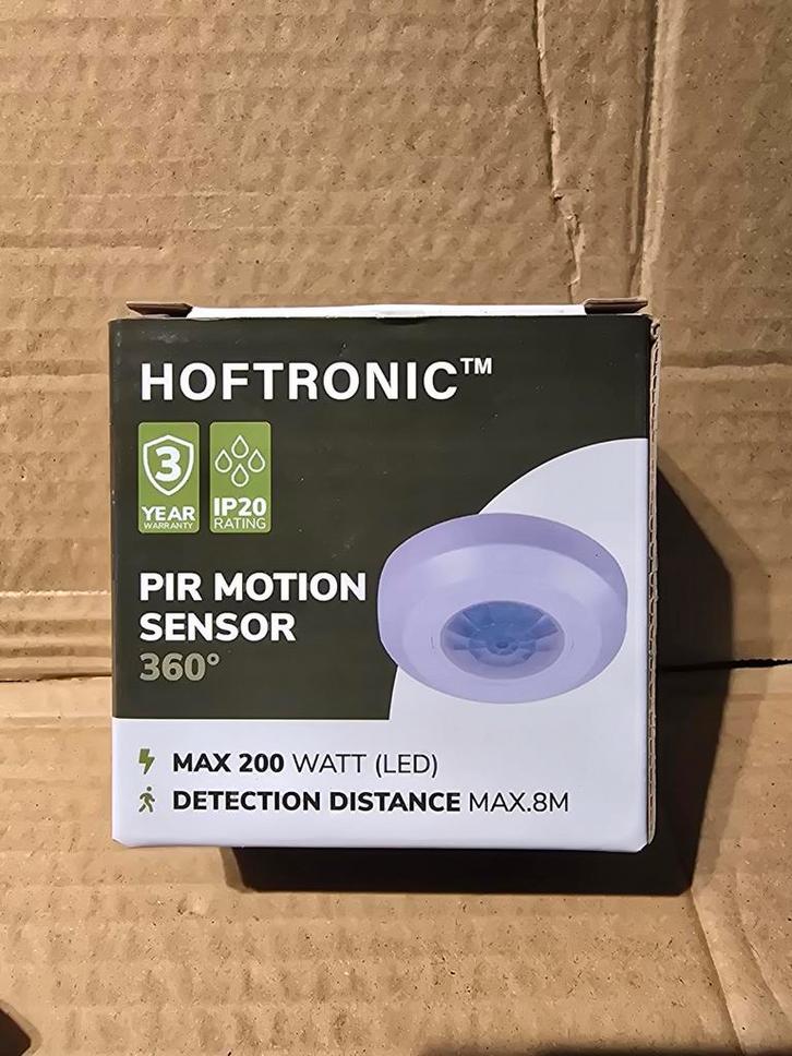 HofTronic PIR Bewegingssensor 360 Graden, Huis en Inrichting, Lampen | Spots, Nieuw, Ophalen of Verzenden