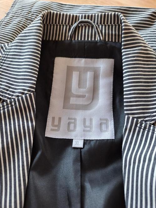 YAYA blauw wit jasje XL 42, Kleding | Dames, Blouses en Tunieken, Nieuw, Maat 42/44 (L), Blauw, Ophalen of Verzenden