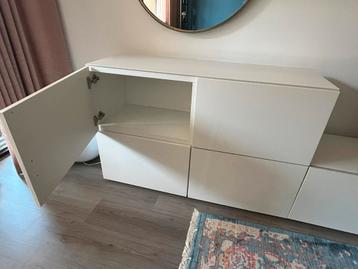 Ikea Besta TV Meubel - Hoogglans Wit - afbeelding 2