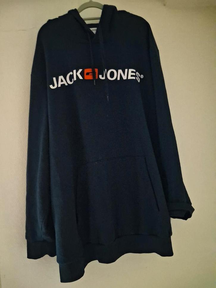 DONKERBLAUWE HEREN SWEATER JACK EN JONES 6XL (NIEUW!!), Kleding | Dames, Grote Maten, Zo goed als nieuw, Trui of Vest, Blauw, Verzenden