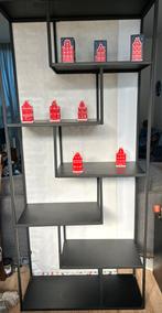 Metalen vakkenkast Noor - Zwart, Ophalen, Zo goed als nieuw