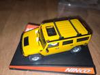 Ninco racewagen HUMMER H2 YELLOW NINCO 50457 scalextric, Ophalen of Verzenden, Zo goed als nieuw, Elektrisch, Overige merken