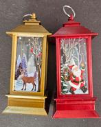 Kerstlantaarntjes met afbeeldingen, Huis en Inrichting, Woonaccessoires | Kandelaars en Kaarsen, Kunststof, Ophalen of Verzenden