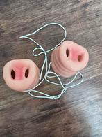 Carnavals Varkensneuzen - 2 stuks, Ophalen of Verzenden, Zo goed als nieuw, Jongen of Meisje