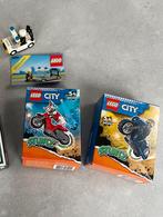 Lego City stunt motor (s) 60331, 60332 & Politie auto 6506, Ophalen of Verzenden, Zo goed als nieuw, Complete set, Lego