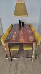 Eettafel, leestafel, Huis en Inrichting, Gebruikt, 200 cm of meer, Vijf personen of meer, Rechthoekig