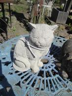 3verschillende  poezen beton, Ophalen of Verzenden, Nieuw, Beton, Dierenbeeld