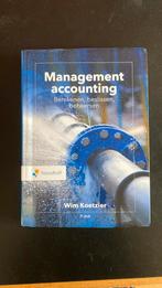 Management accounting: berekenen, beslissen, beheersen, Ophalen of Verzenden, Wim Koetzier, Management, Zo goed als nieuw