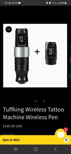 Tattoo machine rotary cartridge pen NIEUW wireless, Nieuw, Ophalen of Verzenden
