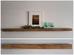 Zwevend decoratief schap | ondiepe eiken wandplank | 117,5cm, Houtatelier M.Y., Info@myhoutatelier.nl, Nieuw, Ophalen of Verzenden