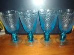 Kalbot blauw wijnglazen, Antiek en Kunst, Ophalen of Verzenden