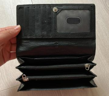 Nieuw leren lederen portemonnee portefeuille beschikbaar voor biedingen