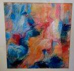 Abstract Pastel Schilderij Christine Fokkelman, Antiek en Kunst, Kunst | Schilderijen | Abstract, Ophalen